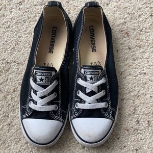 Black Converse All Star shoes